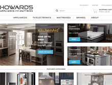 Tablet Screenshot of howards.com